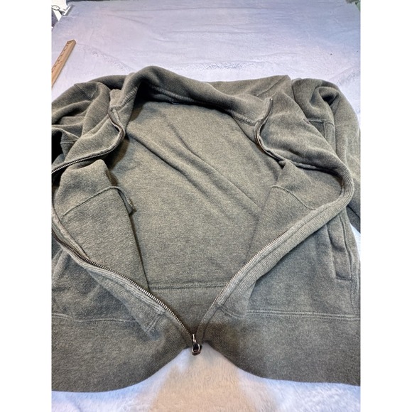 Polo Ralph Lauren Men's Full Zip Sweater Size L Hunter Green Collar Preppy - Picture 10 of 13